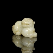 Figura de jade blanco 