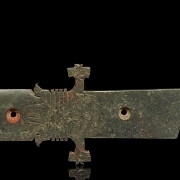 Hoja ceremonial de jade 