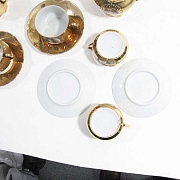 Juego de cafe dorado - 3