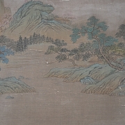 Chinese painting “Spring Landscape,” signed Wu Guxiang