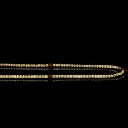 Mala with 125 seed and agate beads, 20th century - 1