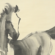 Chinese painting ‘Horse’ with signature Xu Beihong - 2