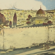 阿贝尔·普费弗曼·潘（1883–1963）《耶路撒冷风光》 - 2