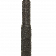 Carved wooden pedestal, 19th century - 3