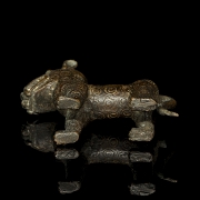 Leopardo de bronce de Benín, Nigeria. s.XIX