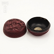 Caja China de cinnabar siglo XVIII - 3