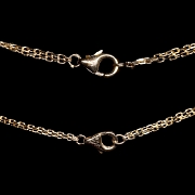 Gargantilla Cartier Love en oro rosa con diamante