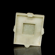 Gran juego de sellos tallados en jade amarillo