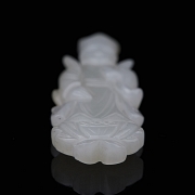 Figura de jade blanco de Hetian 