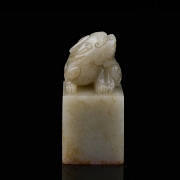 Sello de jade tallado