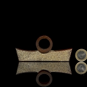 Colgante ritual de jade, cultura Liangzhu