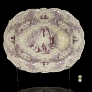 米德尔斯堡陶器厂，英国瓷质洗礼盆《天方夜谭》，19世纪