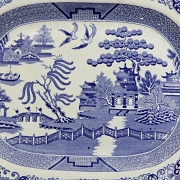 英国陶瓷托盘，“皇家石瓷”，19世纪