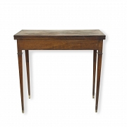 Folding game table, 20th century