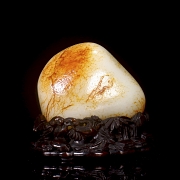 Hetian white jade stone, Qing dynasty