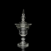 切割玻璃糖果盒，19世纪