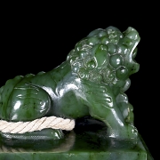 Sello de jade espinaca