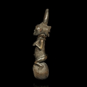 Pipa ceremonial femenina, R.D. del Congo, s.XX