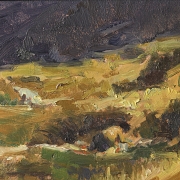 Fermin Alegre (1947-1996) “Countryside Landscape”