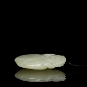 Jade pendant ‘Peach’, Qing dynasty