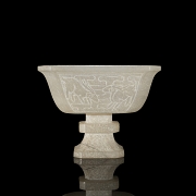 Copa de jade tallada 
