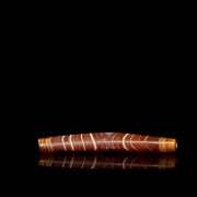 Red agate bead, Tang dynasty