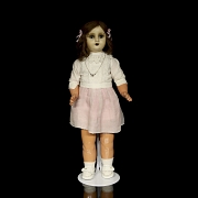 Muñeca andadora mecánica, Florido, España, c. 1920-1922