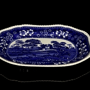 Cobalt blue tray ‘Tower’, Copeland Spode's, early 20th century - 4