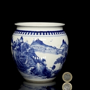Jarrón de porcelana esmaltada 
