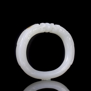Brazalete de jade blanco 