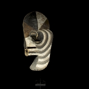 Máscara ceremonial Kifwebe (Kilume), R.D. del Congo, s.XX