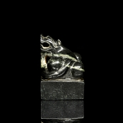 Sello de jade tallado 