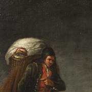 18th century Spanish school ‘Peasant couple’