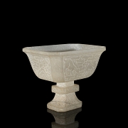 Copa de jade tallada 