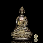 Escultura en bronce “Buda Shakyamuni”, s.XX - 5
