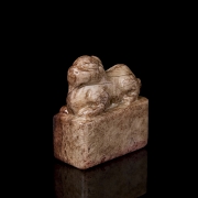 Jade seal ‘Reclining Animal’, Ming dynasty