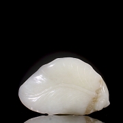 Figura de jade blanco