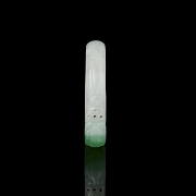 Carved jadeite ring, Qing dynasty