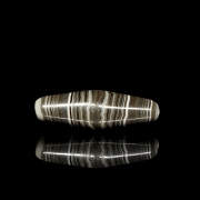 Antique natural agate Dzi beads