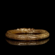 Brazalete de jade amarillo