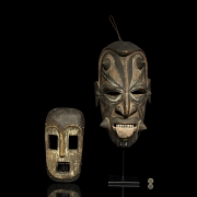 Pareja de máscaras africanas, s.XX