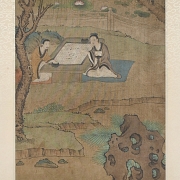 Conjunto de cuatro pinturas chinas 