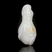 Colgante de jade blanco de Hetian