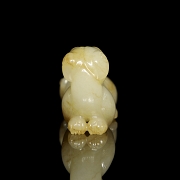 Carved jade figure “Dog,” Qing dynasty - 1