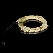 Colgante de jade amarillo, dinastía Zhou
