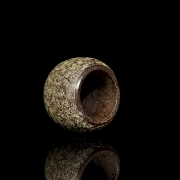Anillo ritual de jade tallado, cultura Liangzhu