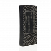 Ink piece with reliefs, Qing dynasty - 5