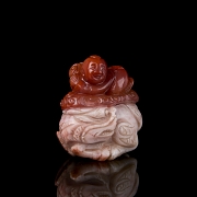 Nanhong figure, ‘Boy with Qilin,’ Qing dynasty