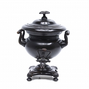 Samovar de latón patinado, S.XX - 1
