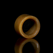 Carved jade archer's ring, 20th century - 3